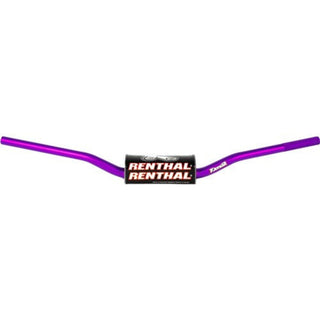 Renthal Fatbar RC High Handlebar with Bar Pad - Purple (609-01-PE)
