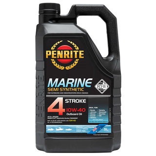 Penrite Marine Outboard 10W-40 Semi Synthetic 4 Stroke Oil - 5L
