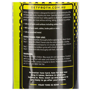 Froth Ultrawash Cleaner RTU Spray Bottle - 1L