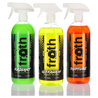 Froth Radiant Waterless Wash Spray Bottle - 1L