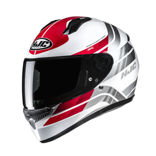 HJC C10 Hiper MC-1 Full Face Helmet - White/Red