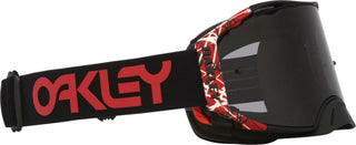 Oakley Airbrake Red Eddie With Dark Grey Lens