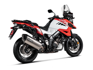 Akrapovic Slip-On System S-S10SO18-HAFT For Suzuki V-Strom 1050 - Titanium - MotoHeaven