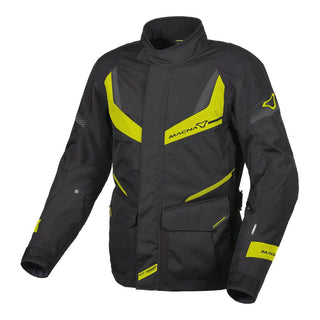 Macna Rancher Jacket - Black/Fluro Yellow