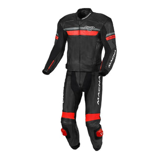 Macna Diabro 2 Piece Suit - Black/Red