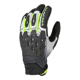 Macna Tanami Gloves - Black/Grey/Fluro Yellow