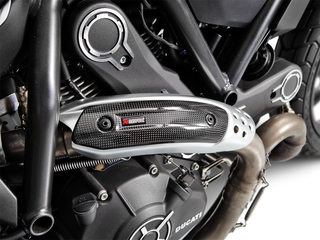 Akrapovic Ducati Scrambler Icon/Urban Enduro/Classic/Full Throttle 15>20 Heat Shield (Carbon)