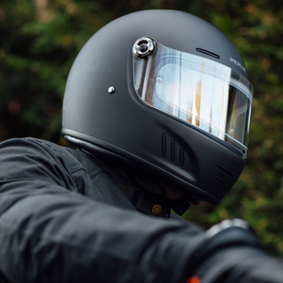 Merlin Revival Full Face Helmet – Matt Black