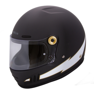 Merlin Revival Flash Full Face Helmet – Matt Black