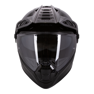 Merlin Torres Adventure Block Full Face Helmet – Gloss Black