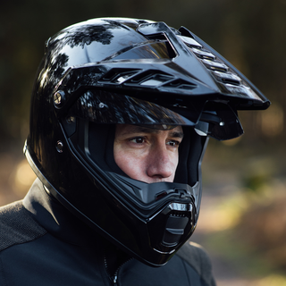Merlin Torres Adventure Block Full Face Helmet – Gloss Black