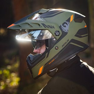 Merlin Torres Adventure Block Full Face Helmet – Matt Green
