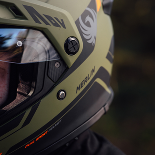 Merlin Torres Adventure Block Full Face Helmet – Matt Green
