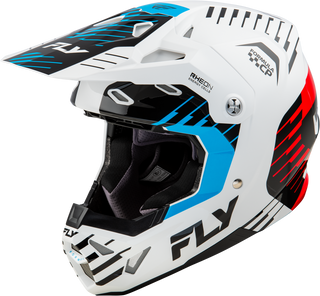 Fly Formula Cp Slice Helmet - White Red Cyan