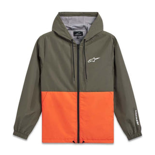 Alpinestars Speeder Windbreaker Jacket - Military/Orange Windbreaker