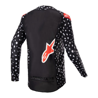 Alpinestars 2023 Supertech North Jersey - Black/Neon Red