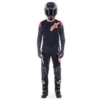 Alpinestars 2023 Supertech North Jersey - Black/Neon Red