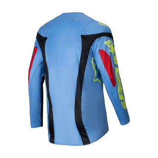 Alpinestars 2025 Racer Ocuri Jersey - Blue Red/Fluro Yellow