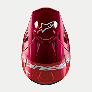Alpinestars SM-10 Visor  22.06 - Flood - Fluro Red Matte And Gloss