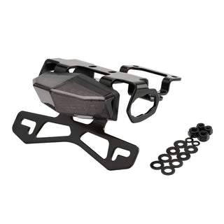 DRC Tail Light & Plate Hldr Edge 2 Alloy - KLX230 '20- Smoke Lens