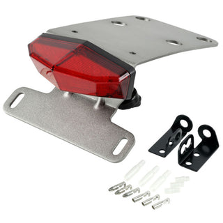 DRC Tail Light & Plate Holder Edge 2 Alloy KLX250'08 - Red Lens
