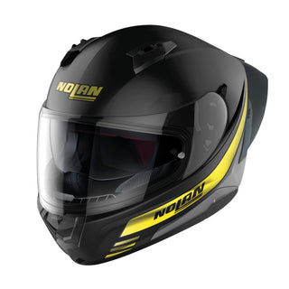 Nolan N60-6 Sport Full Face Outset Helmet - Flat Black-Yellow