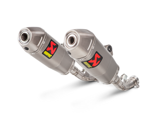 Akrapovic CRF450 (17-18) Slip-On  Line (Titanium) System - H4SO8-CIQTA