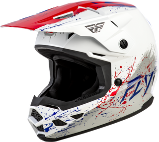 Fly Racing Kinetic Drip Youth Helmet - Red/White/Blue