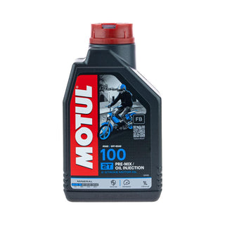 Motul 100 Moto 2 Stoke Mix Oil - 1Litre