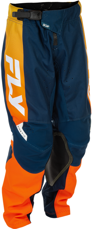 Fly Racing 2026 Kinetic MX Youth Pants - Navy/Orange