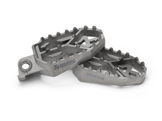 Akrapovic Adventure Footpeg Set F-KTM12T1 For KTM/GasGas/Husqvarna - Titanium