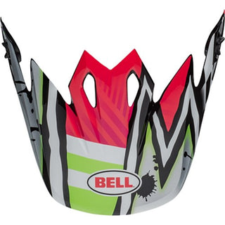 Bell S/P – MX-9 MIPS Helmet Peak Tagger Asymmetrical - Pink / Green