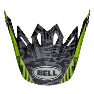 Bell Moto-9 MIPS Chief M/G Helmet Peak - Black / White / Green