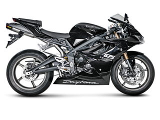 Akrapovic Slip-On System S-T675S03-HACT For Triumph Daytona 675 - Titanium - MotoHeaven