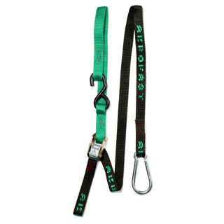 Aerofast MC2K Tiedown - 25mm Karabiner Hook - Green/Black