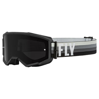 Fly Zone Black/Grey Goggles - Dark Smoke Lens