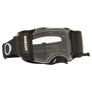 Oakley Airbrake MX Tuff Blocks Gunmetal Black - Clear Roll Off