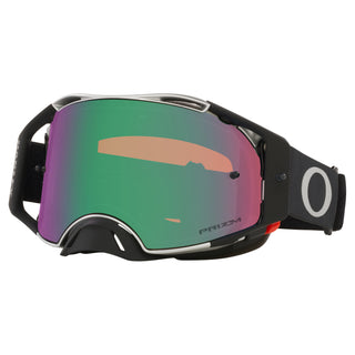 Oakley Airbrake MX Tuff Blocks Gunmetal Black - Prizm MX Jade