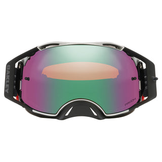 Oakley Airbrake MX Tuff Blocks Gunmetal Black - Prizm MX Jade