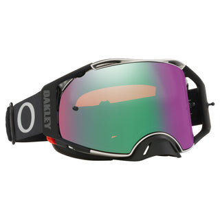 Oakley Airbrake MX Tuff Blocks Gunmetal Black - Prizm MX Jade