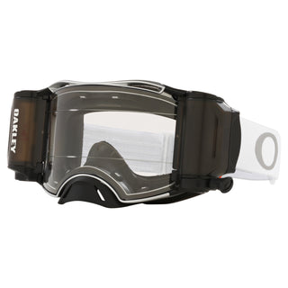 Oakley Airbrake MX Tuff Blocks White - Clear Roll Off