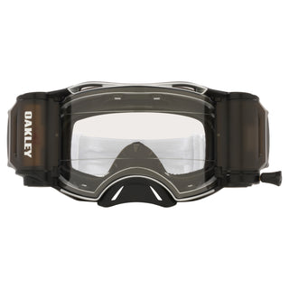 Oakley Airbrake MX Tuff Blocks White - Clear Roll Off