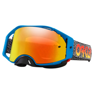 Oakley Airbrake MX Blue Crackle - Prizm MX Torch