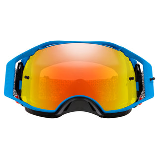 Oakley Airbrake MX Blue Crackle - Prizm MX Torch