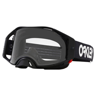 Oakley Airbrake MX Black White - Clear