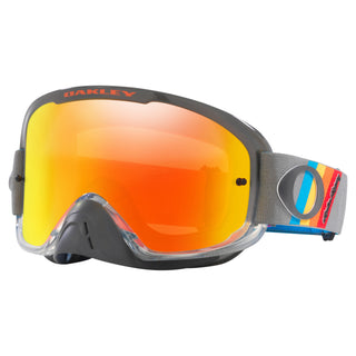 Oakley O-Frame 2.0 Pro MX TLD Grey Stripes - Fire Iridium