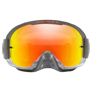 Oakley O-Frame 2.0 Pro MX TLD Grey Stripes - Fire Iridium