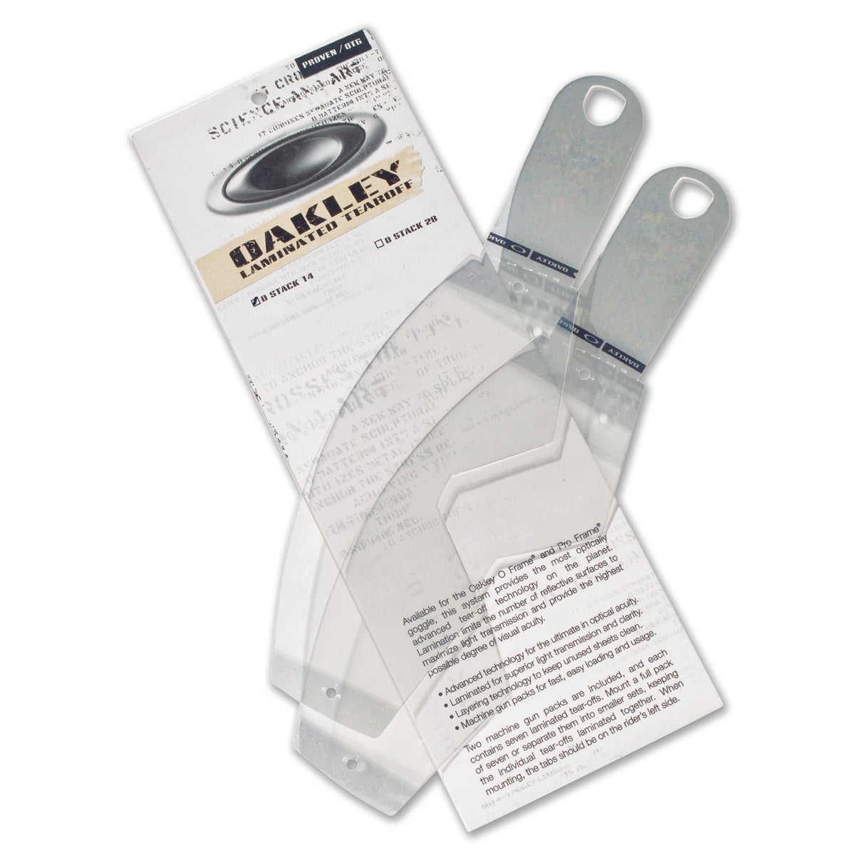 Oakley Airbrake MX Laminated Tear-Offs - 14 Pack
