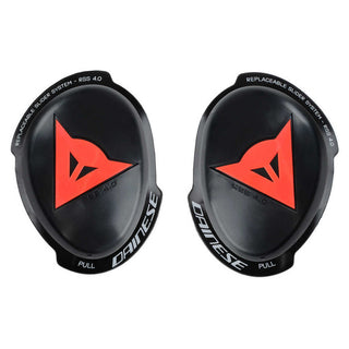 Dainese Armour RSS4FK Knee Sliders Kit - Black/White
