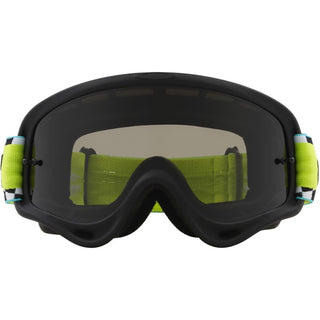 Oakley O Frame Teal Checks Goggles With Dark Grey Lens